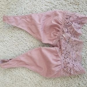 NEW free people Teegan bralette strawberry nude XS